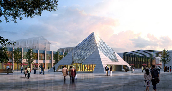 潞城金字塔网架