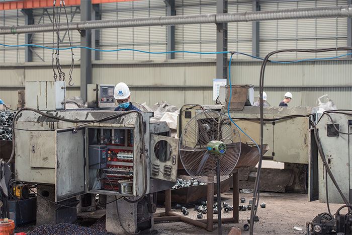 潞城网架配件-锥头加工车间