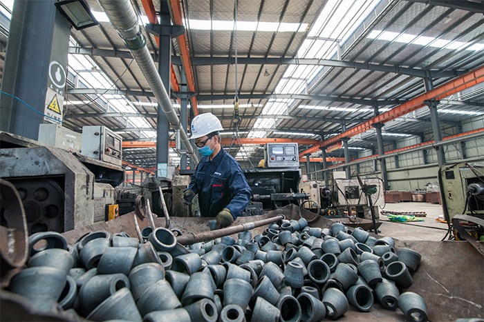 潞城网架配件-锥头加工车间